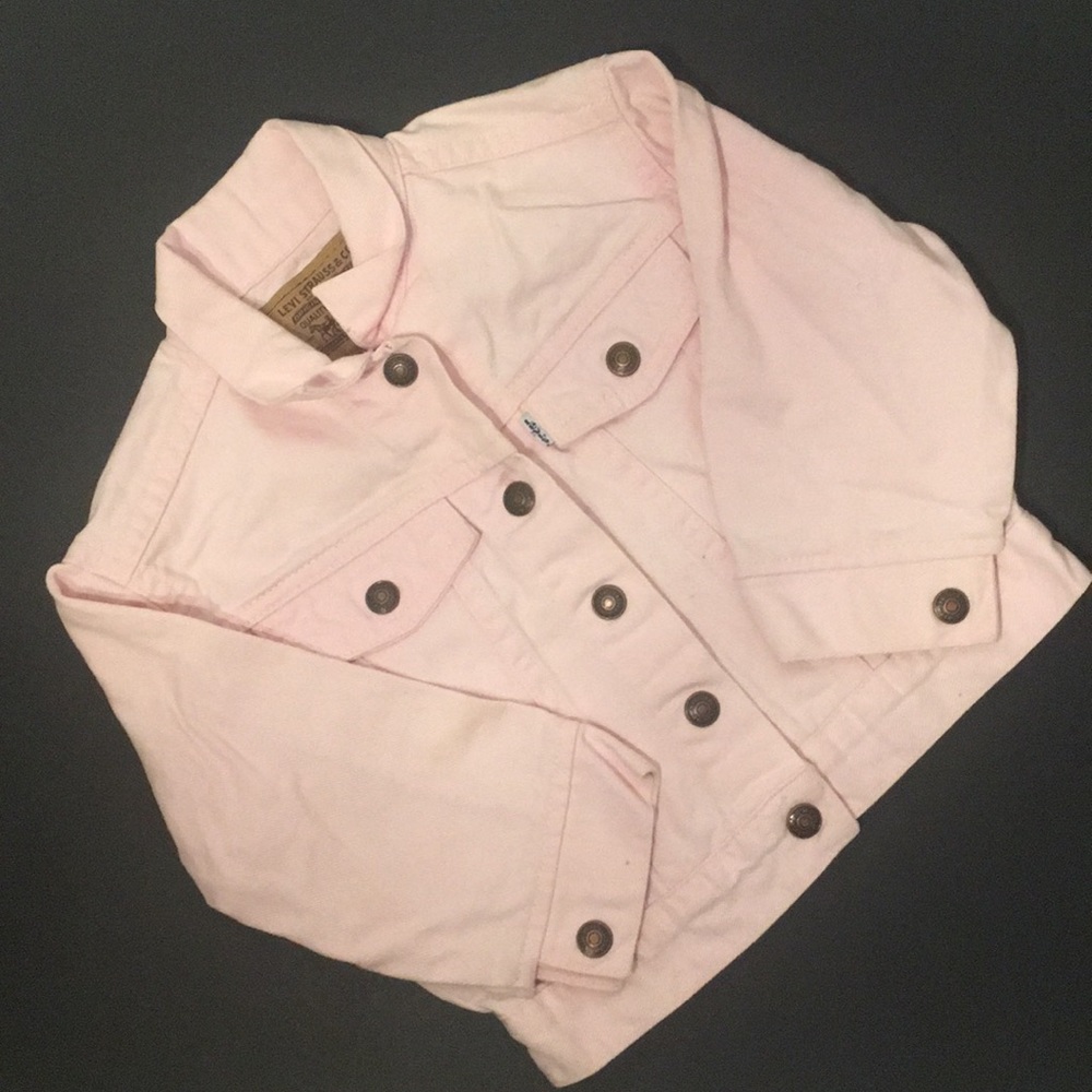 Levi Blush Pink Jean jacket 3T